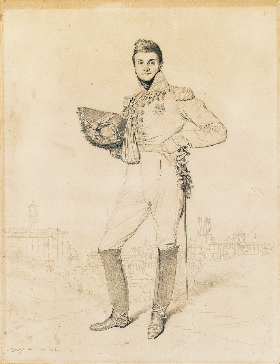 Général Louis-Étienne Dulong de Rosnay - Jean Auguste Dominique Ingres