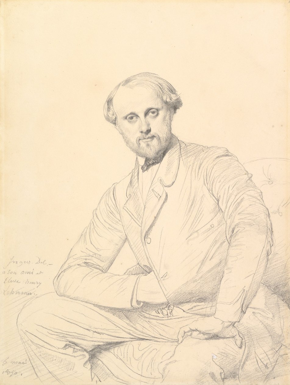 Henri Lehmann - Jean Auguste Dominique Ingres