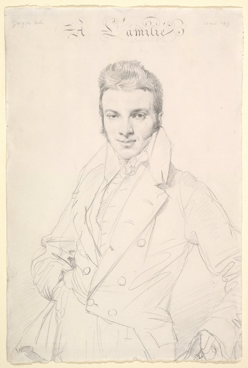 Jean-Joseph Fournier - Jean Auguste Dominique Ingres