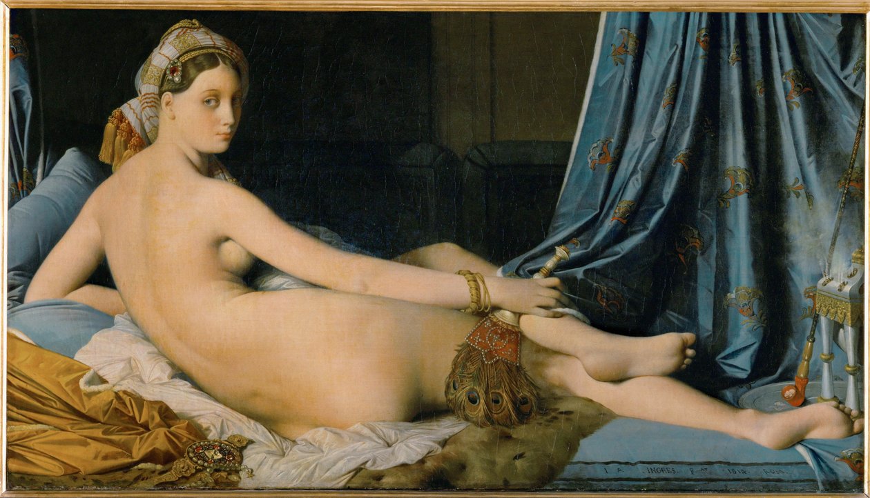 La Grande Odalisque - The Great Odalisque … - Jean Auguste Dominique Ingres