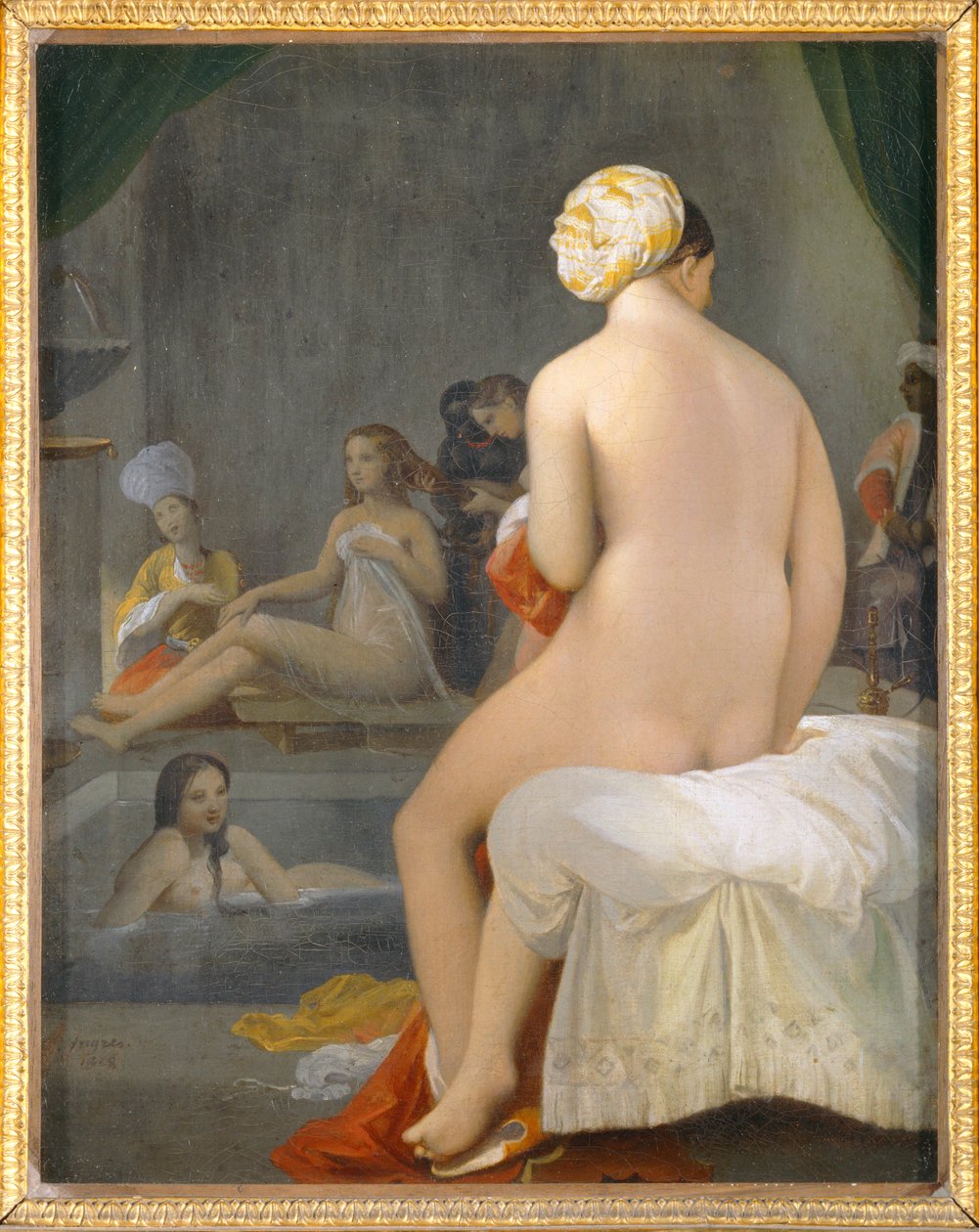 La petite baigneuse. Interieur de harem - The bather. Intérieur de harem. 1828 ... - Jean Auguste Dominique Ingres