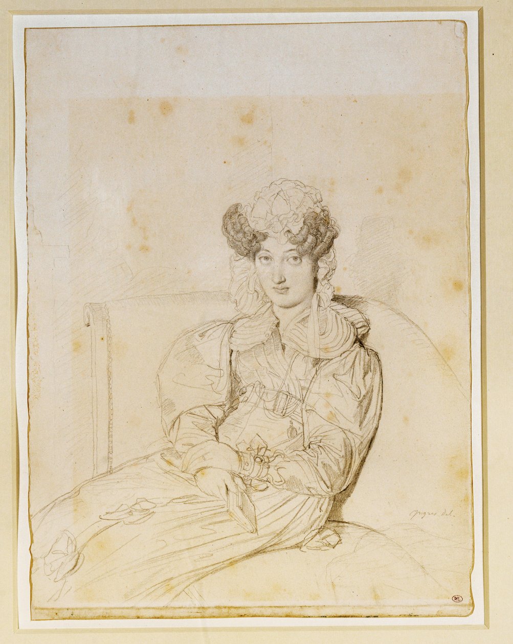Marie Marcotte de Sainte Marie, belle-sœur de Marcotte ... - Jean Auguste Dominique Ingres