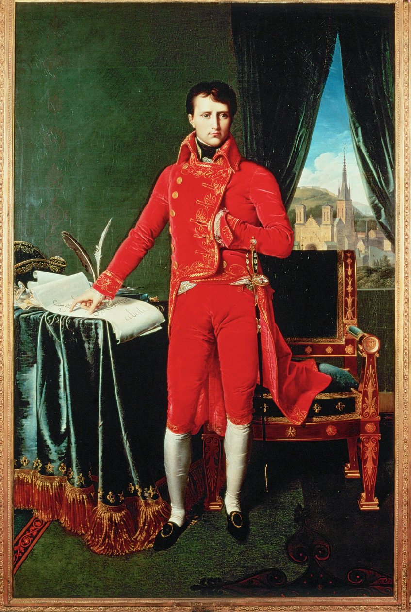 Napoléon Ier Bonaparte (peinture sur toile) - Jean Auguste Dominique Ingres