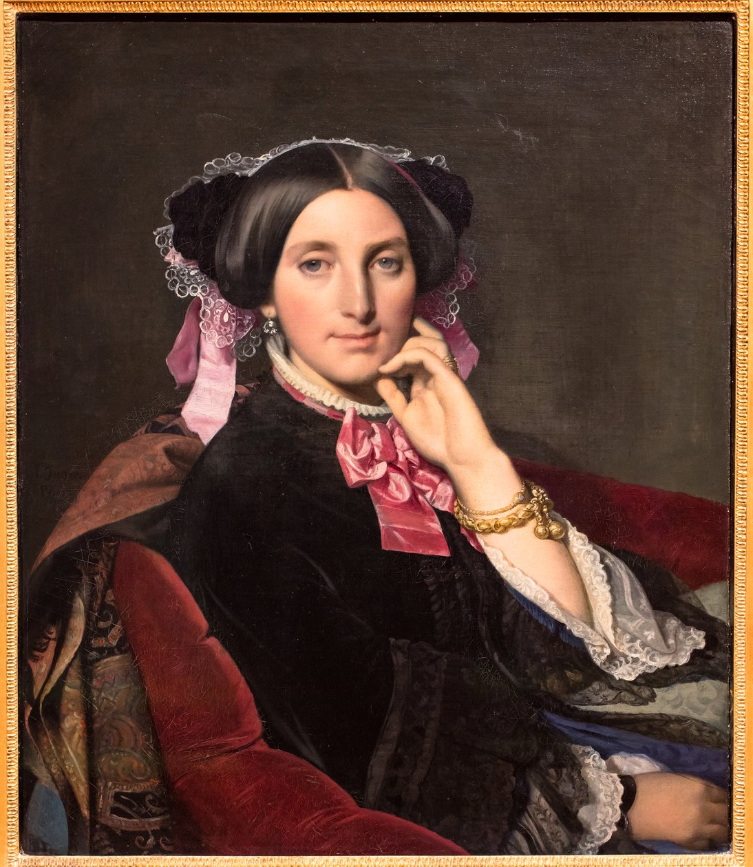 Portrait de Caroline Gonse - Jean Auguste Dominique Ingres