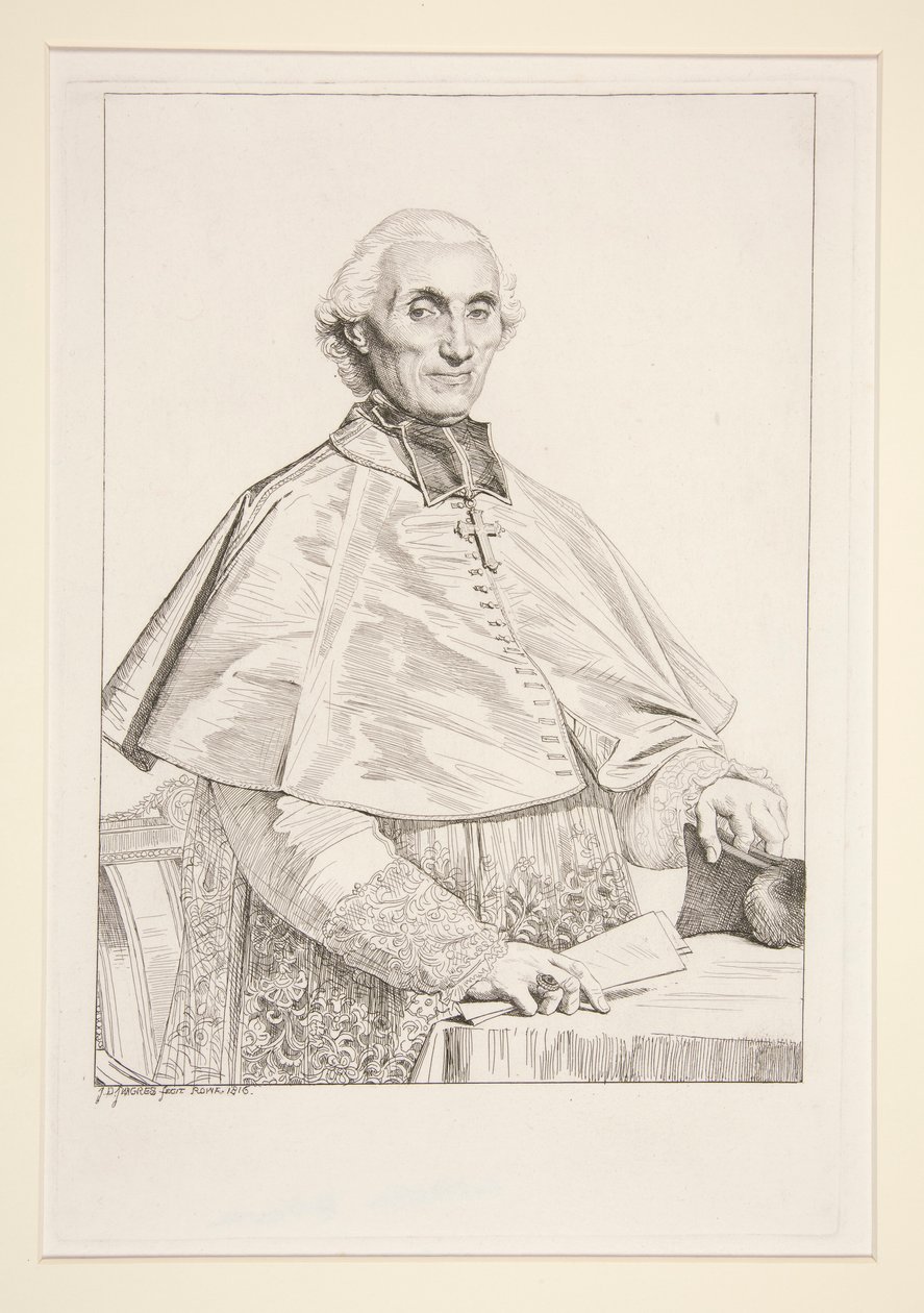 Portrait de Gabriel Courtois de Pressigny - Jean Auguste Dominique Ingres