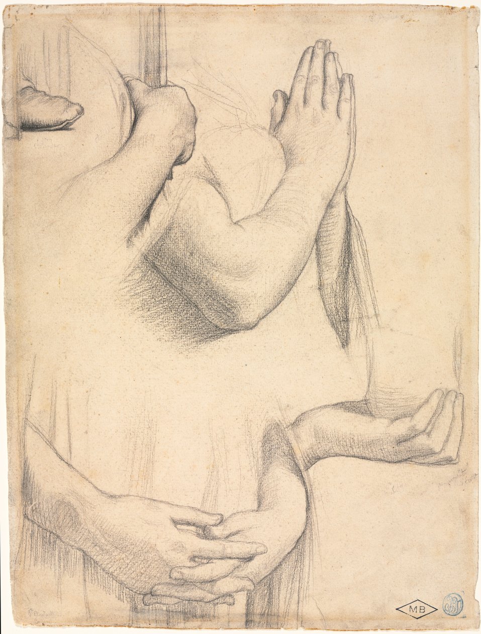 Étude de mains - Jean Auguste Dominique Ingres