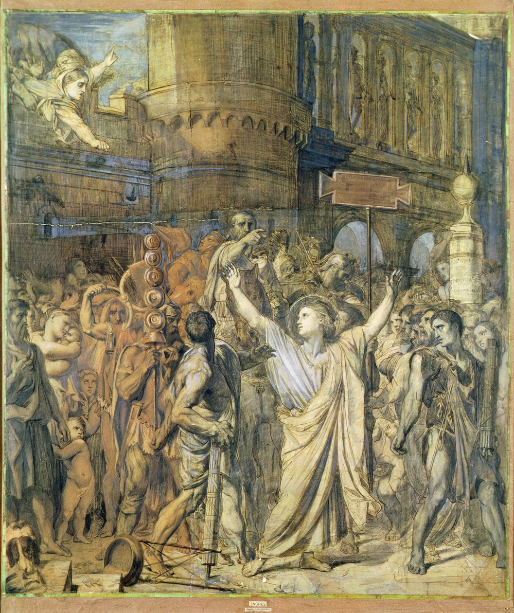 Le Martyre de Saint Symphorien, c.1834 - Jean Auguste Dominique Ingres