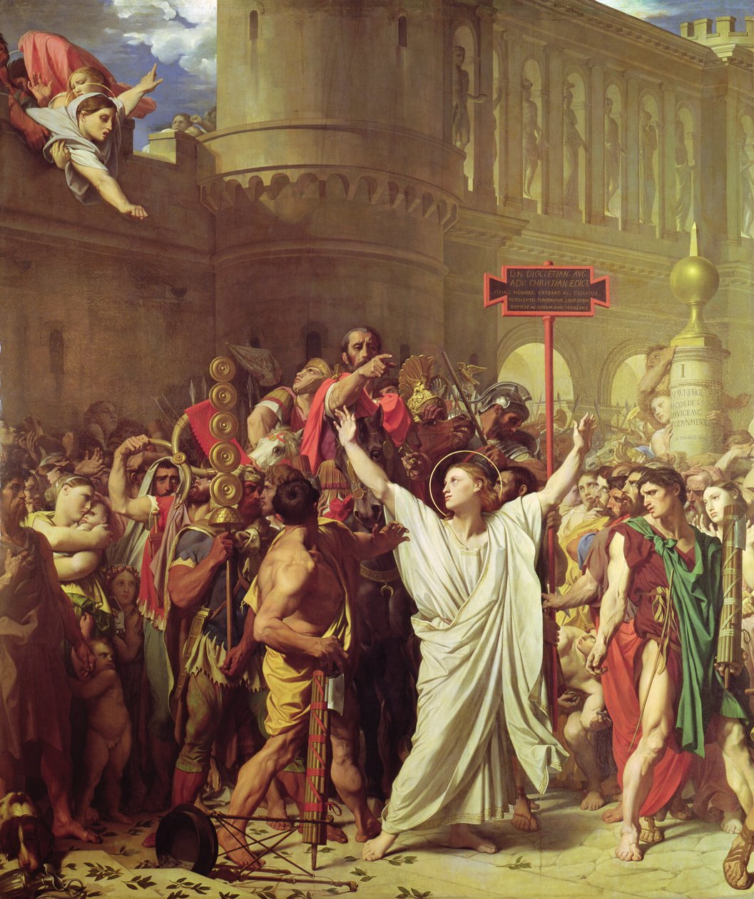 Le martyre de Saint Symphorien, 1834 - Jean Auguste Dominique Ingres