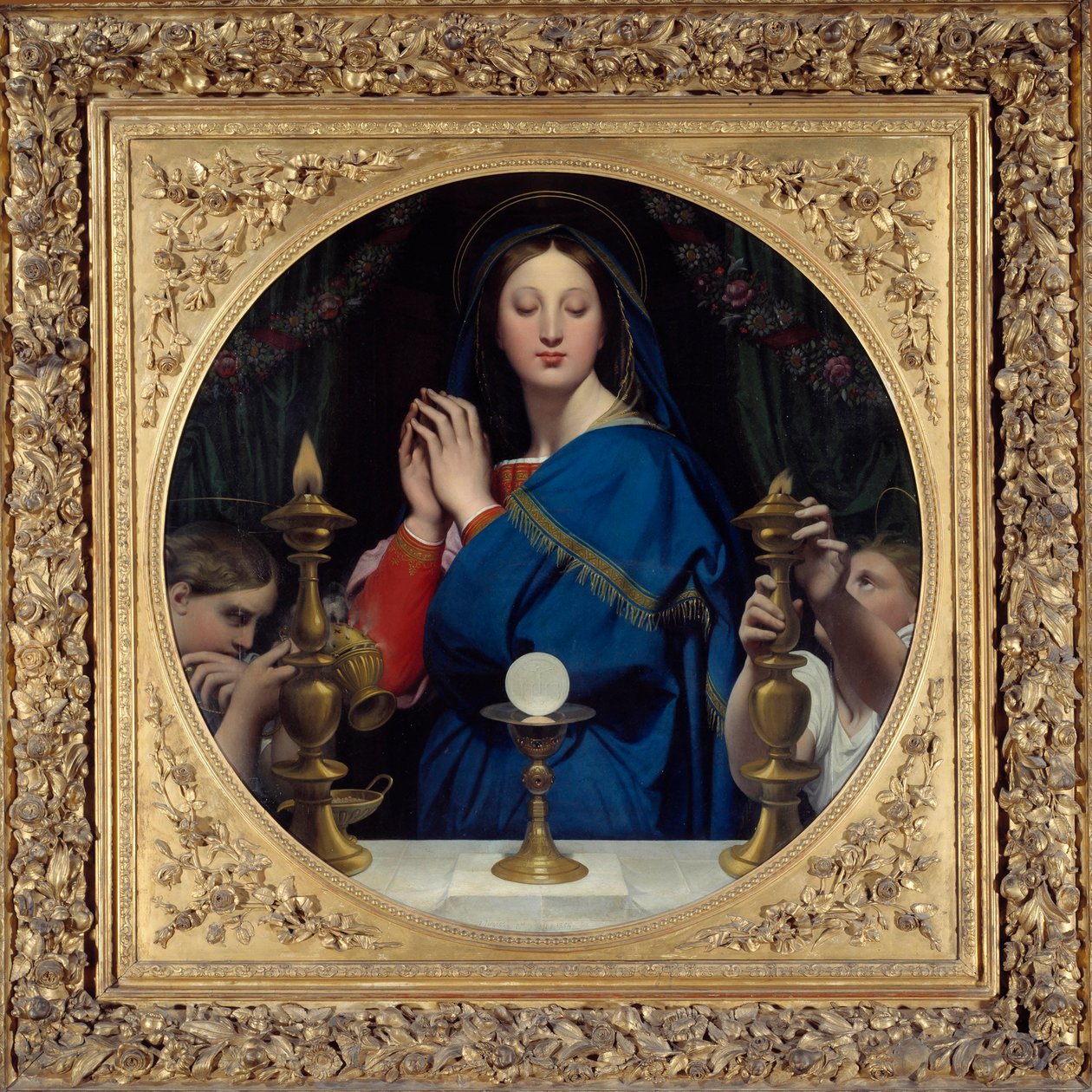 La Vierge adorant l
