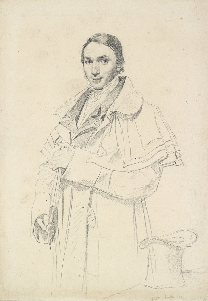 Portrait en trois-quarts de Jean-François-Antoine Forest - Jean Auguste Dominique Ingres