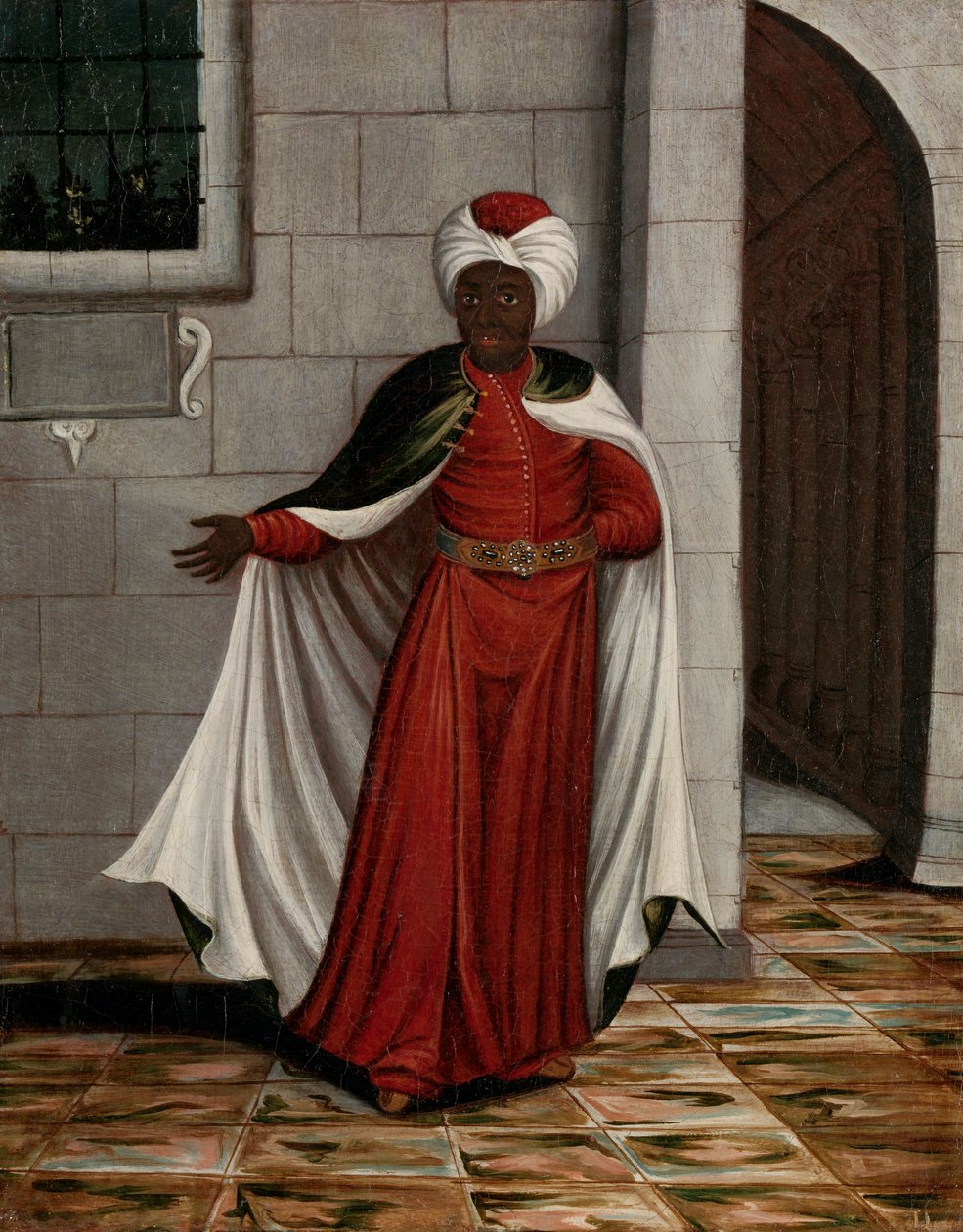 Le Kislar Aghassi, chef des eunuques noirs du sultan - Jean Baptiste (circle of) Vanmour