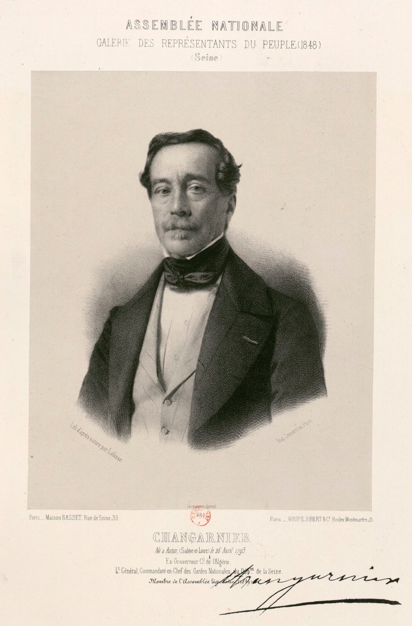 Assemblée nationale, galerie des représentants du peuple - Nicolas Changarnier - Jean Baptiste Adolphe Lafosse