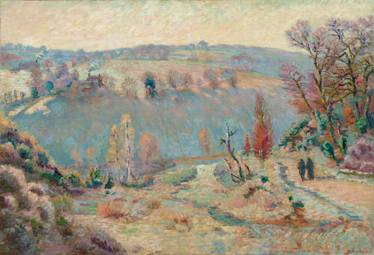 Vallée de la Sédelle à Pont Charraud : Gelée blanche, vers 1903-1911 - Jean Baptiste Armand Guillaumin