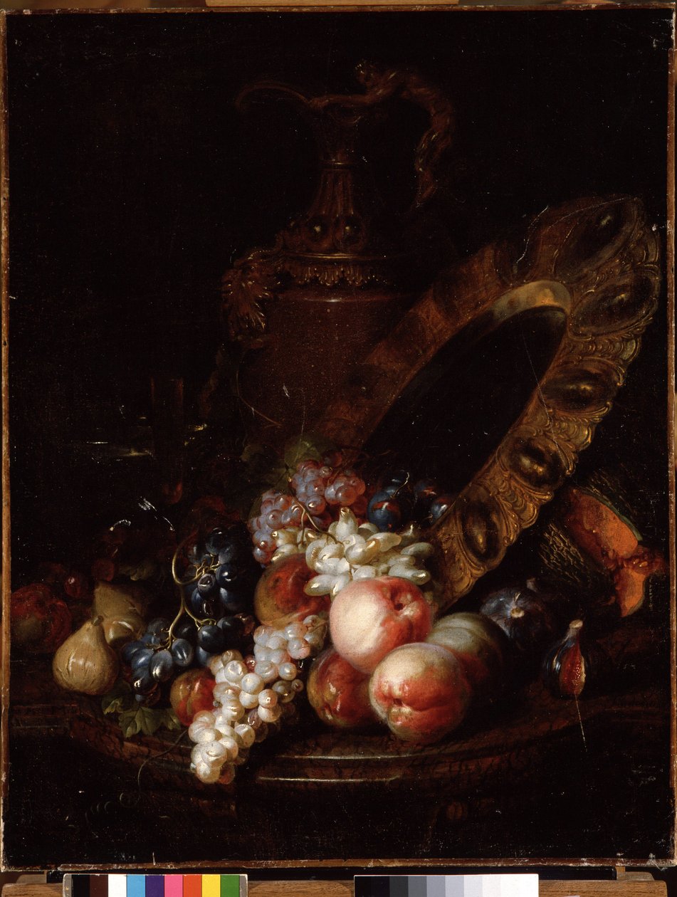Nature morte avec fruits et objets précieux - Jean Baptiste Belin de Fontenay