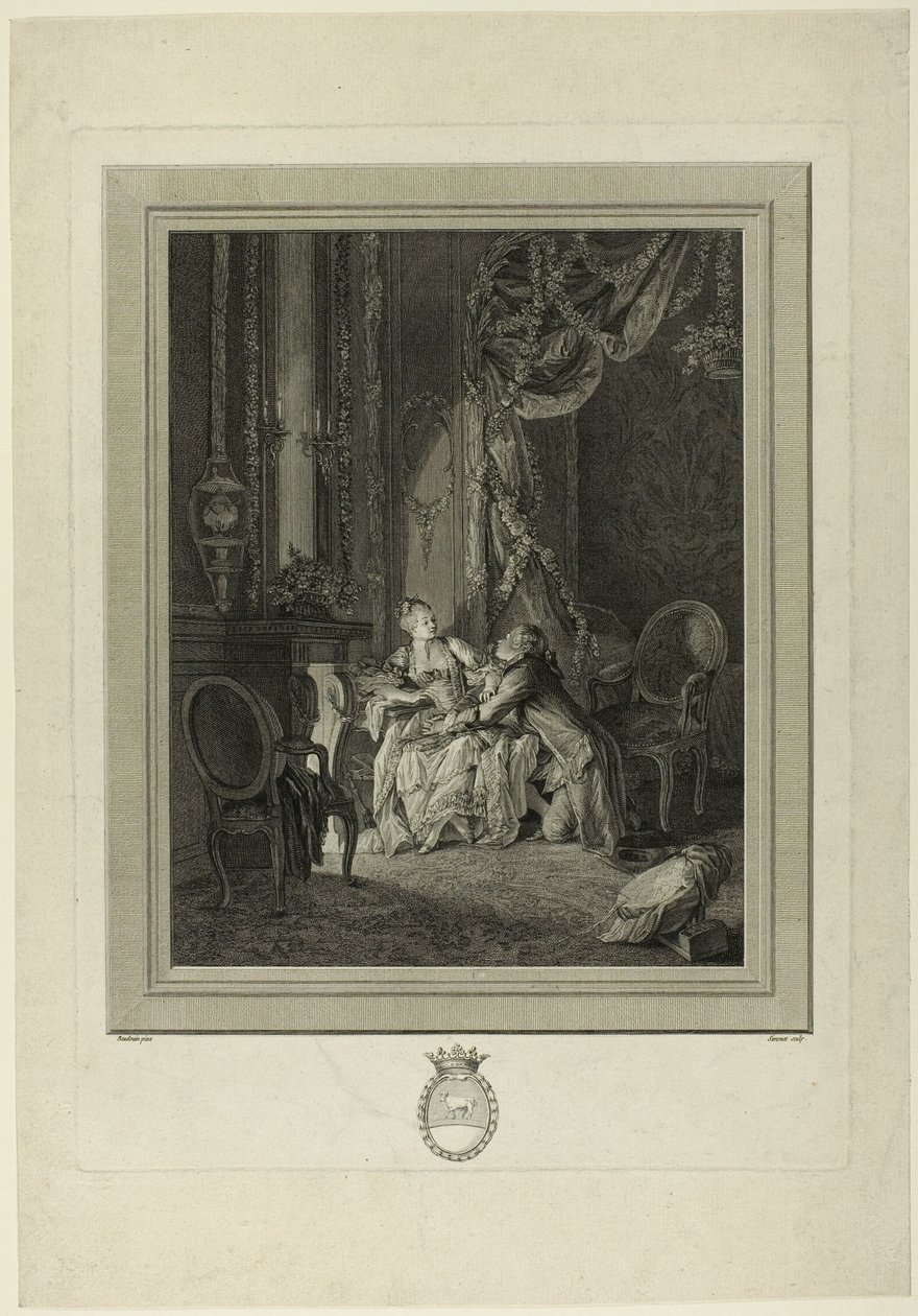 Le danger du tête-à-tête (The Danger of the Private Conversation) - Jean Baptiste Blaise Simonet