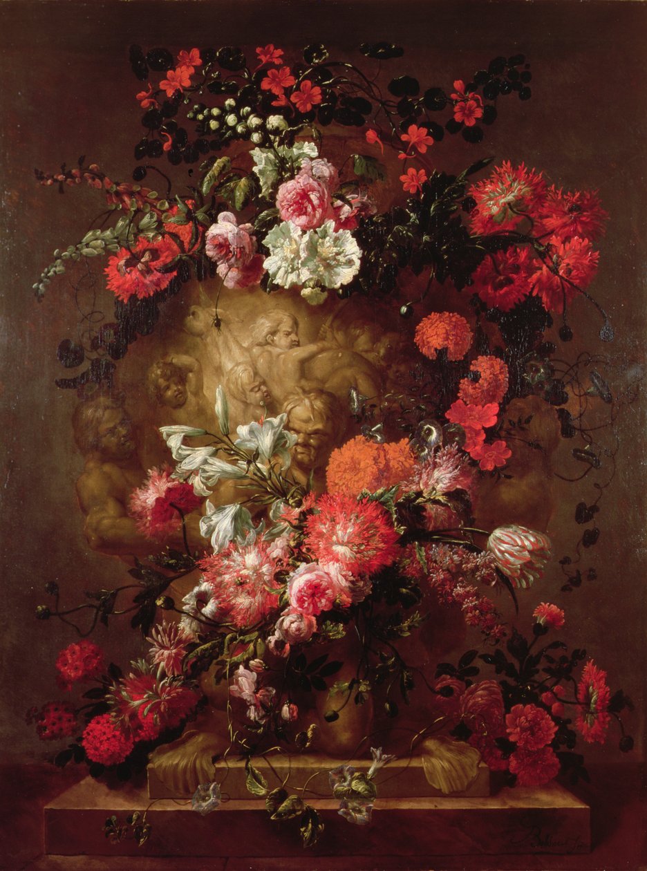 Fleurs autour d