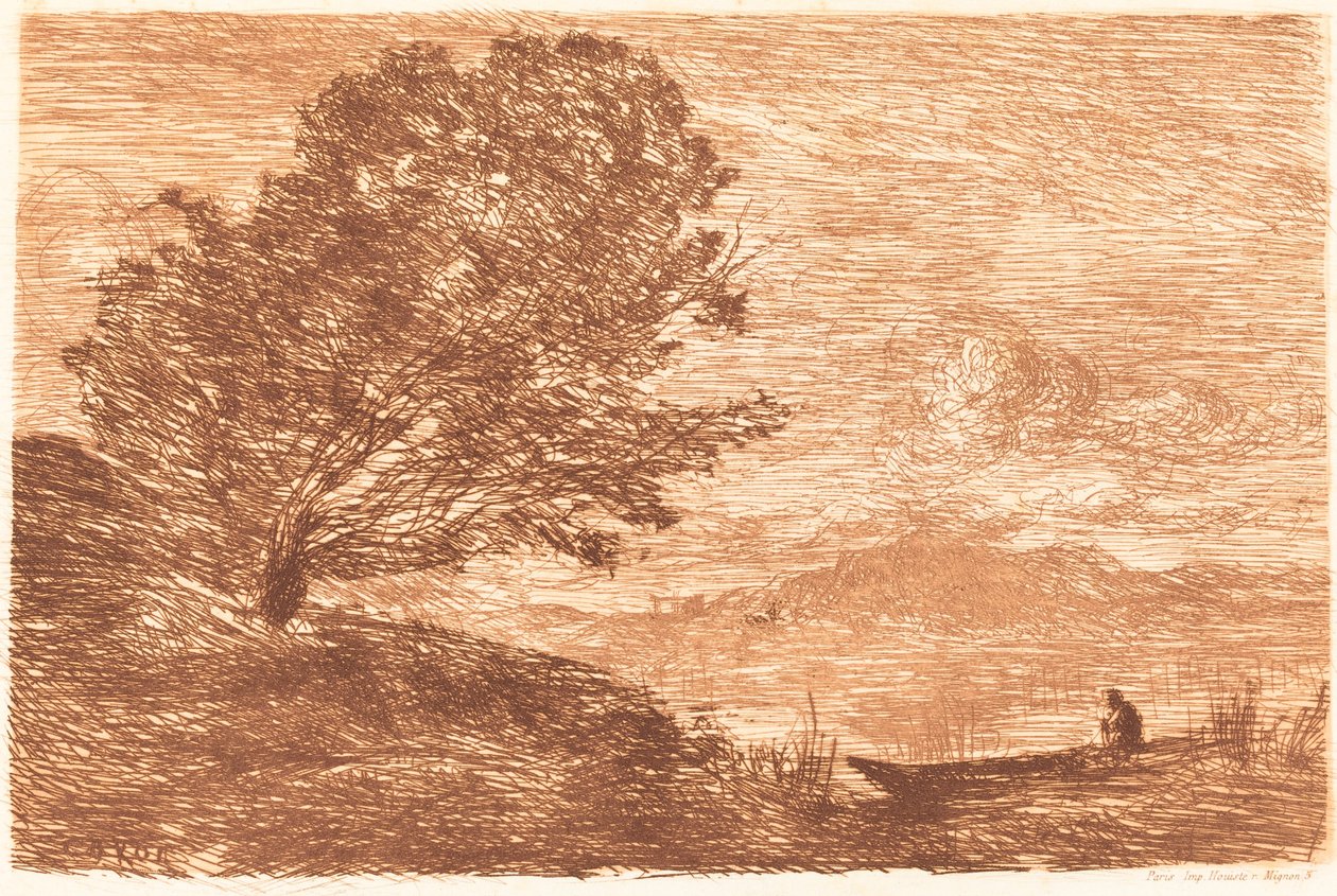 Un lac du Tyrol - Jean Baptiste Camille Corot