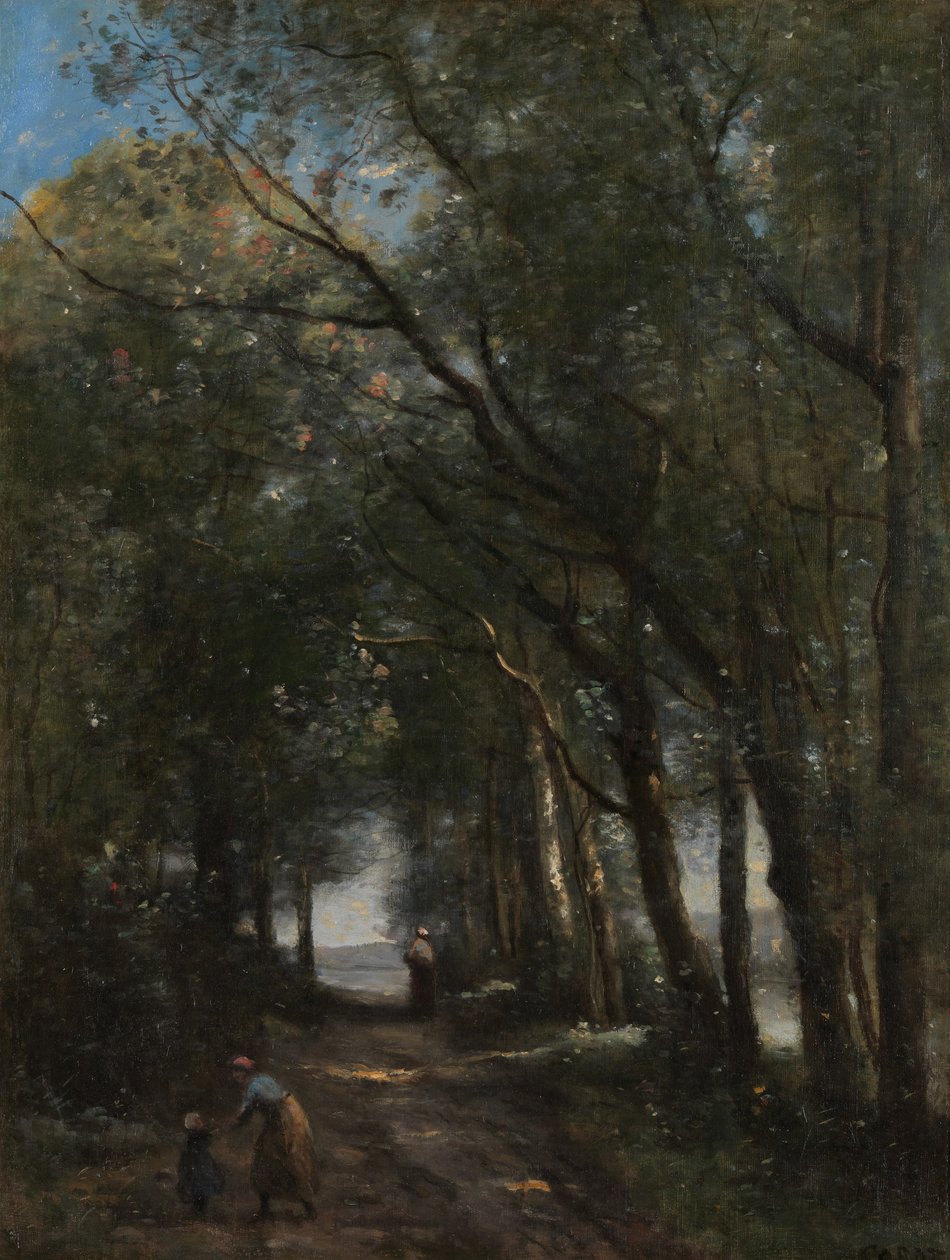 Un chemin à travers les arbres, vers 1870-73 - Jean Baptiste Camille Corot