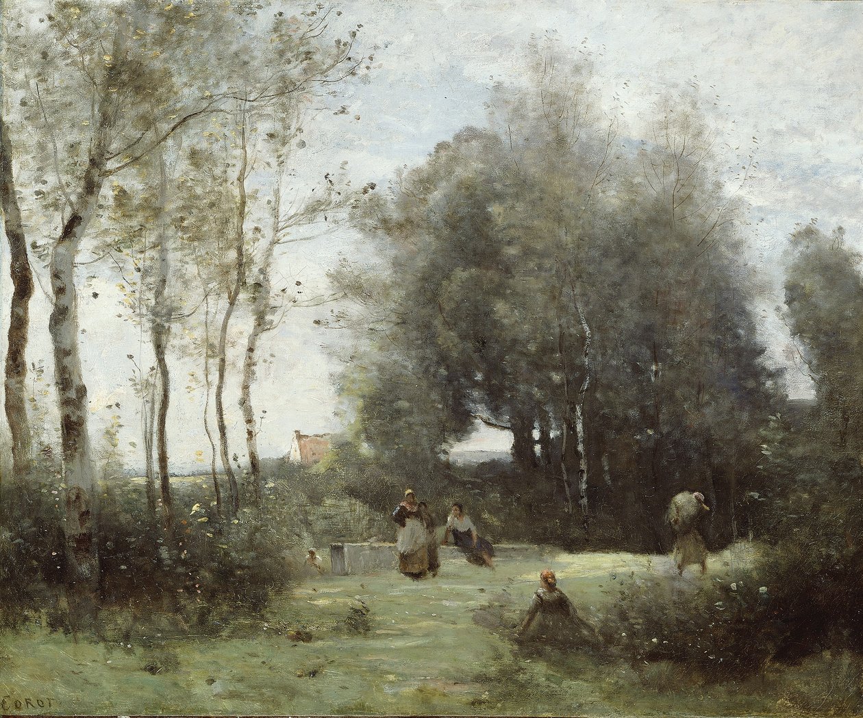 Arleux-Palluel, Le Pont des Trystes, 1871-72 - Jean Baptiste Camille Corot