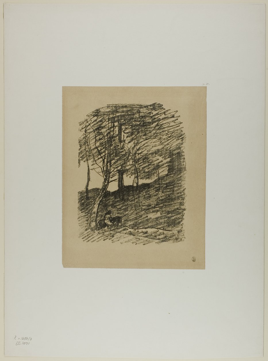 Sous les arbres - Jean Baptiste Camille Corot