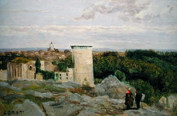 Château de Falaise, vers 1846 - Jean Baptiste Camille Corot