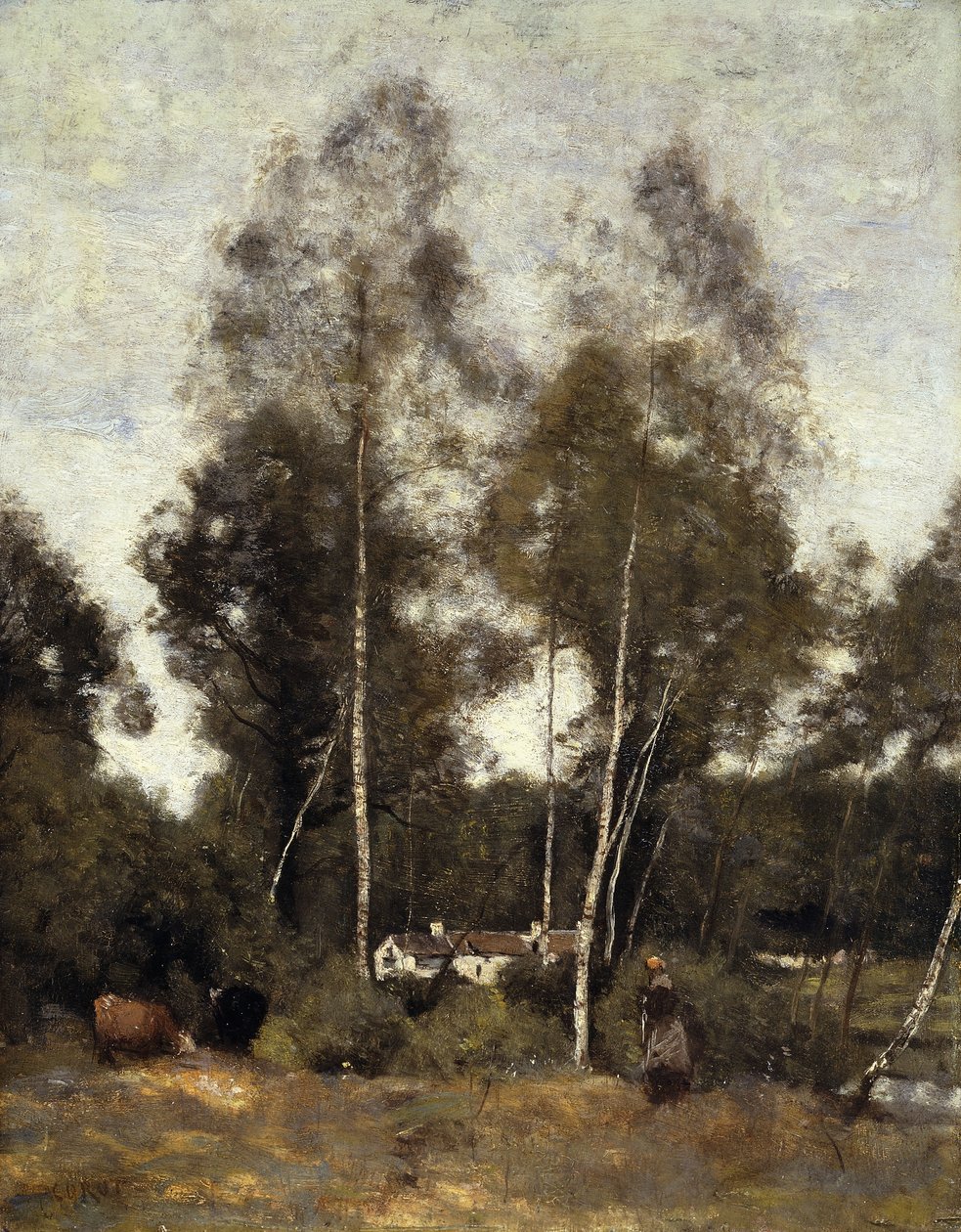 Clairière Pierre du Bois, les Evaux, près de Château-Thierry - Jean Baptiste Camille Corot