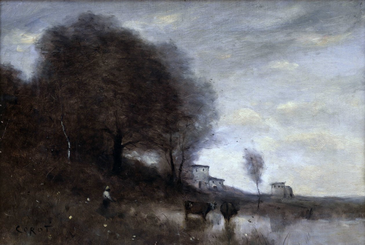 Paysage de campagne - Jean Baptiste Camille Corot