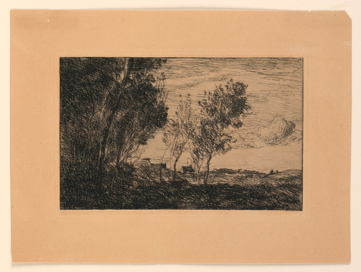 Dans les dunes : Souvenir du bois de la Haye - Jean Baptiste Camille Corot
