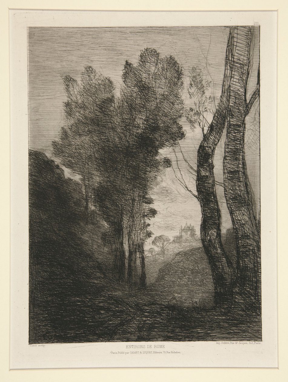 Environs de Rome - Jean-Baptiste-Camille Corot