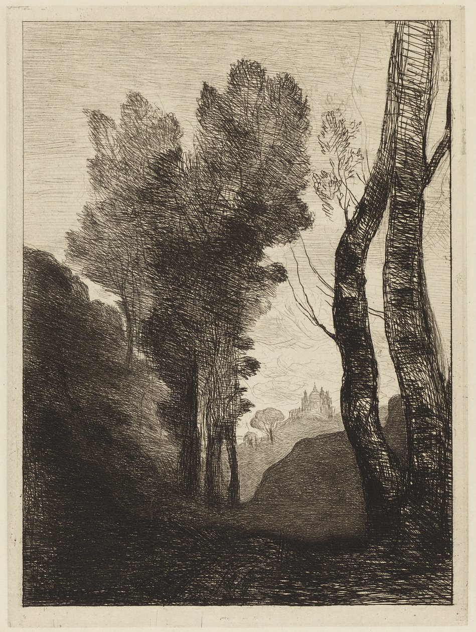 Environs de Rome - Jean Baptiste Camille Corot