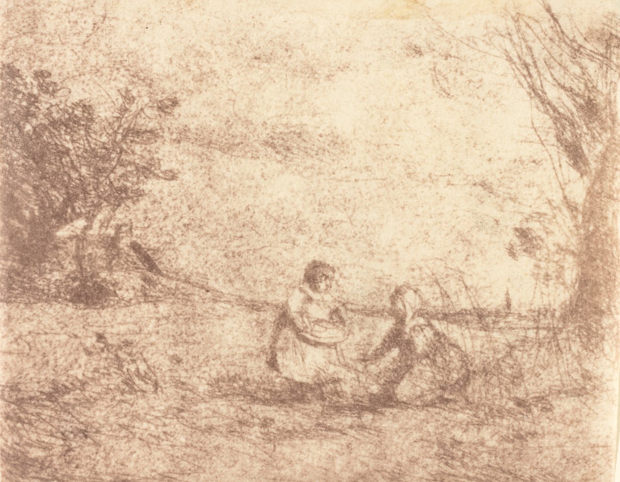 Les Enfants de la ferme, 1853 - Jean Baptiste Camille Corot
