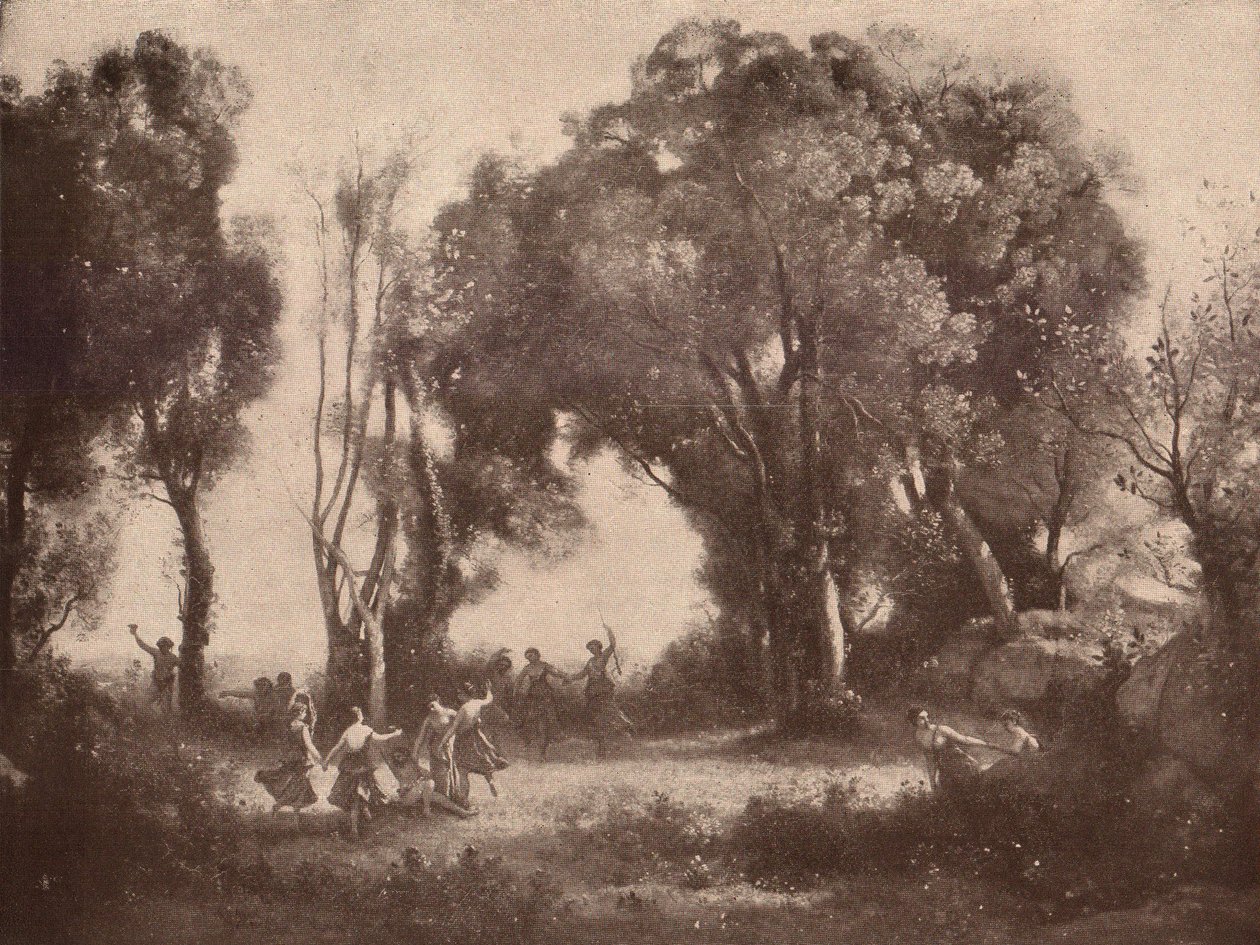 Allemand : Tanz der Nymphen Matin. Danse des Nymphes - Jean Baptiste Camille Corot