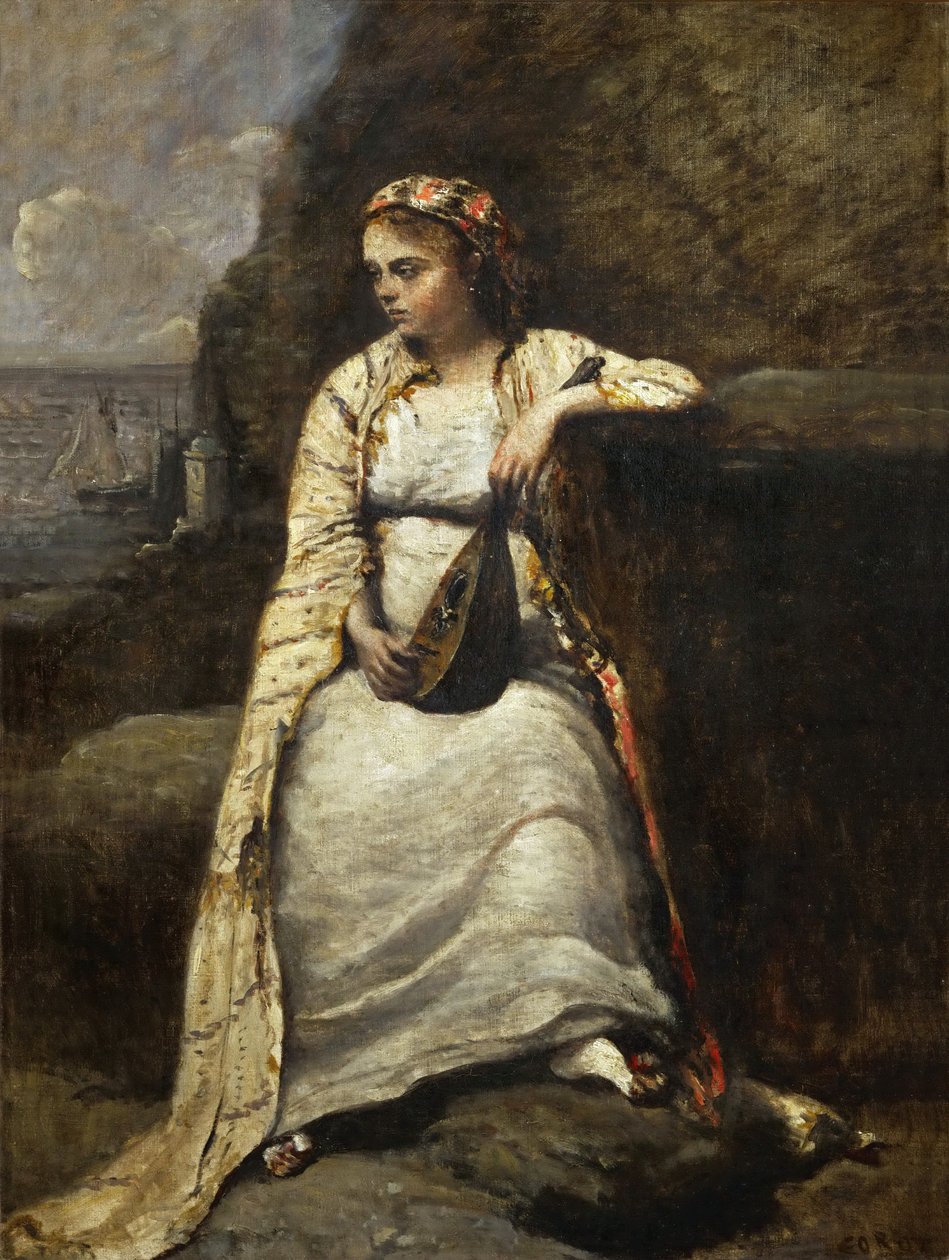 Haydée - Jean Baptiste Camille Corot