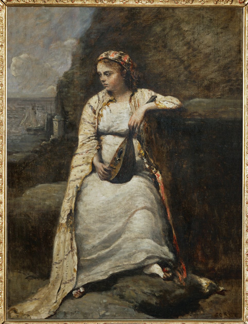 Haydee, jeune femme en costume grec - jeune femme en costume grec, peut-être l