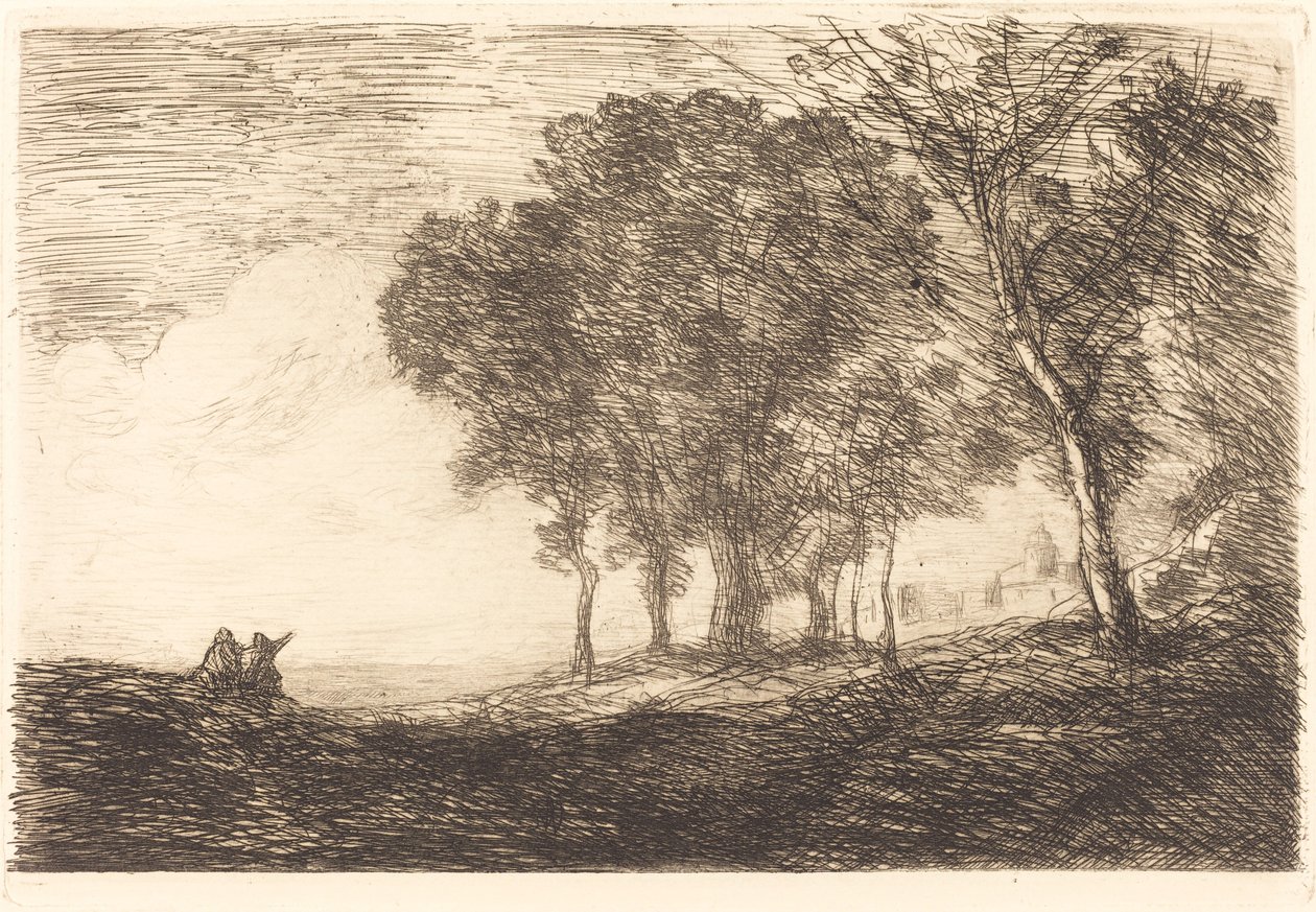 Paysage italien - Jean Baptiste Camille Corot
