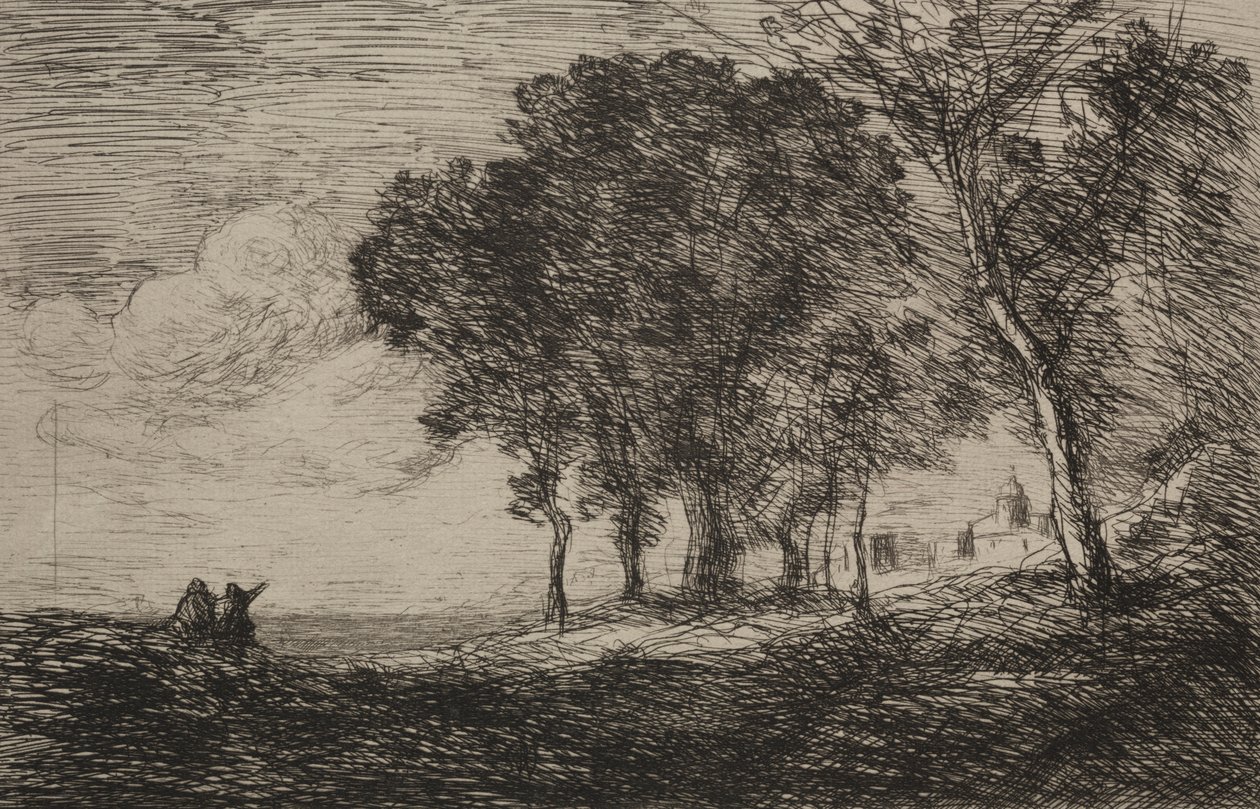 Paysage Italien - Jean Baptiste Camille Corot