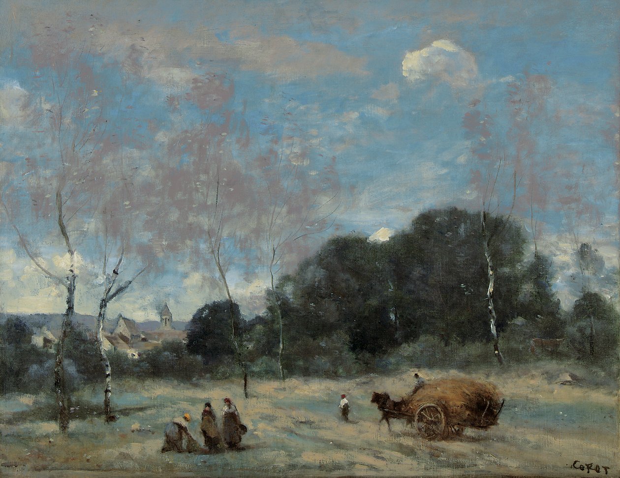 La Rentrée des Foins à Marcoussis - Jean Baptiste Camille Corot