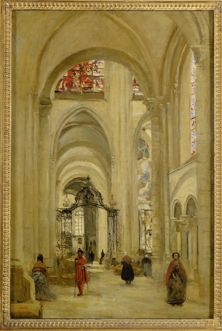 La cathedrale de Sens, vue de l