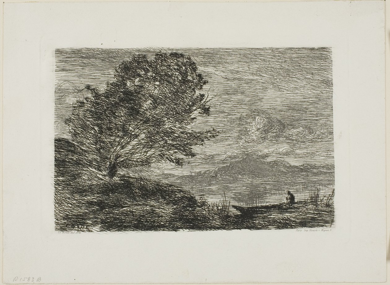 Lac au Tyrol - Jean Baptiste Camille Corot