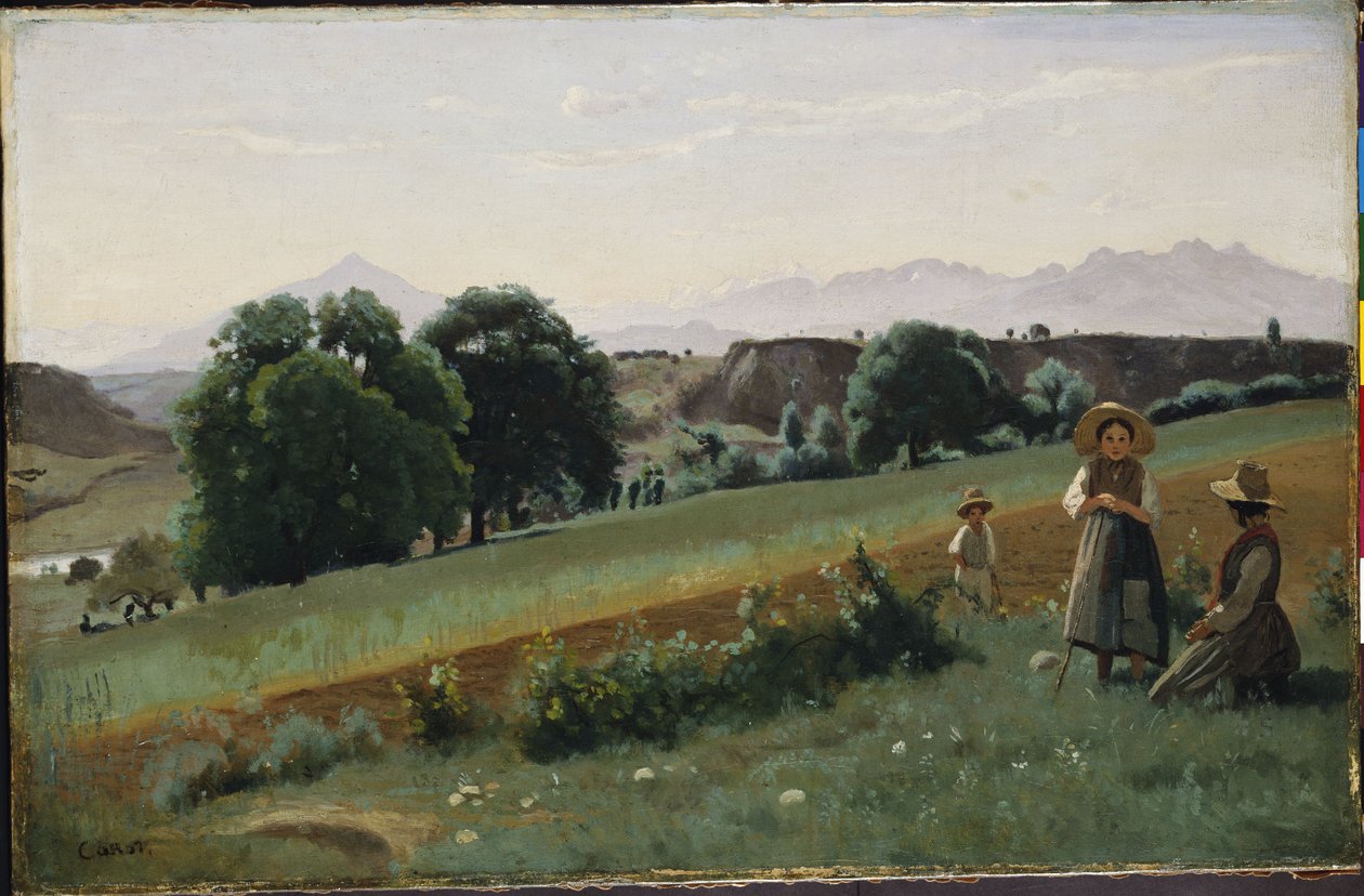 Paysage à Mornex - Jean Baptiste Camille Corot