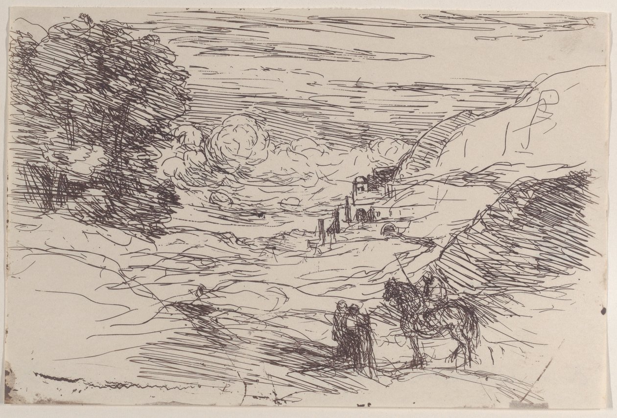 Les Paladins, 1871 - Jean Baptiste Camille Corot