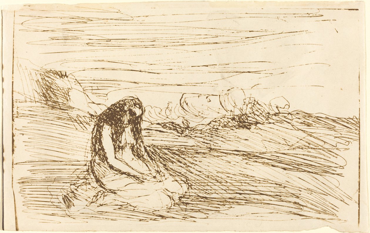 Marie-Madeleine en méditation - Jean Baptiste Camille Corot