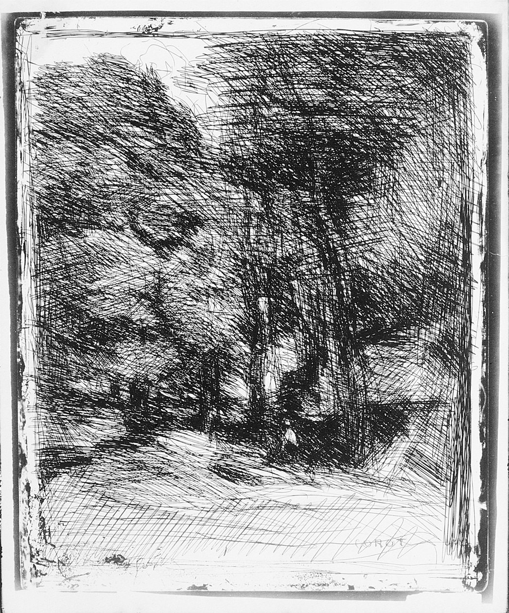 Souvenir de Bas Brhaut, 1858 - Jean Baptiste Camille Corot