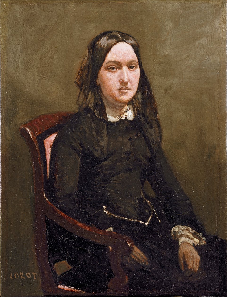 Mme Bison, 1852 - Jean Baptiste Camille Corot
