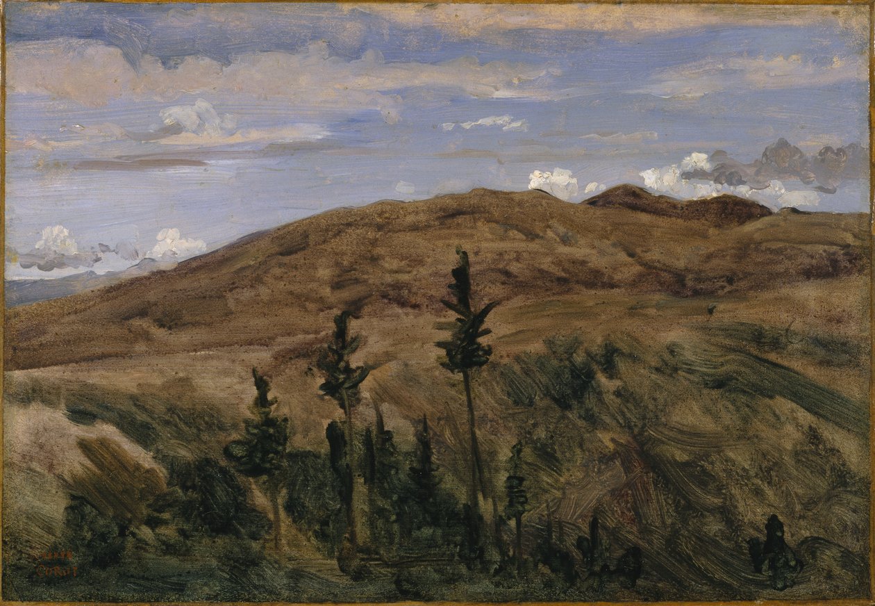 Montagnes en Auvergne, 1841-42 - Jean Baptiste Camille Corot