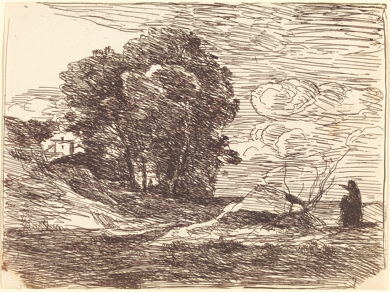 La demeure du poète - Jean Baptiste Camille Corot