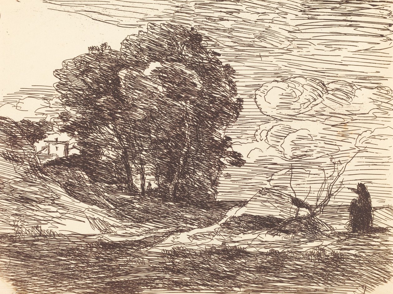 La Demeure du poète - Jean Baptiste Camille Corot