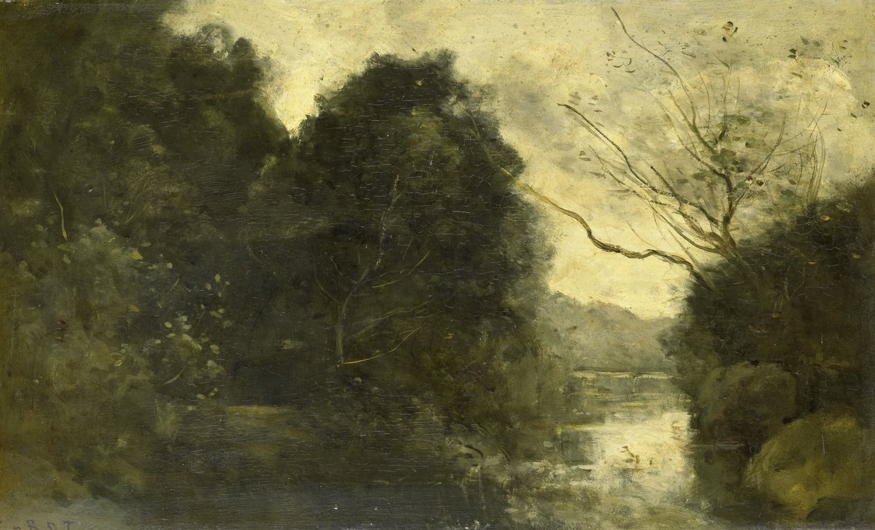 Étang dans les bois - Jean Baptiste Camille Corot
