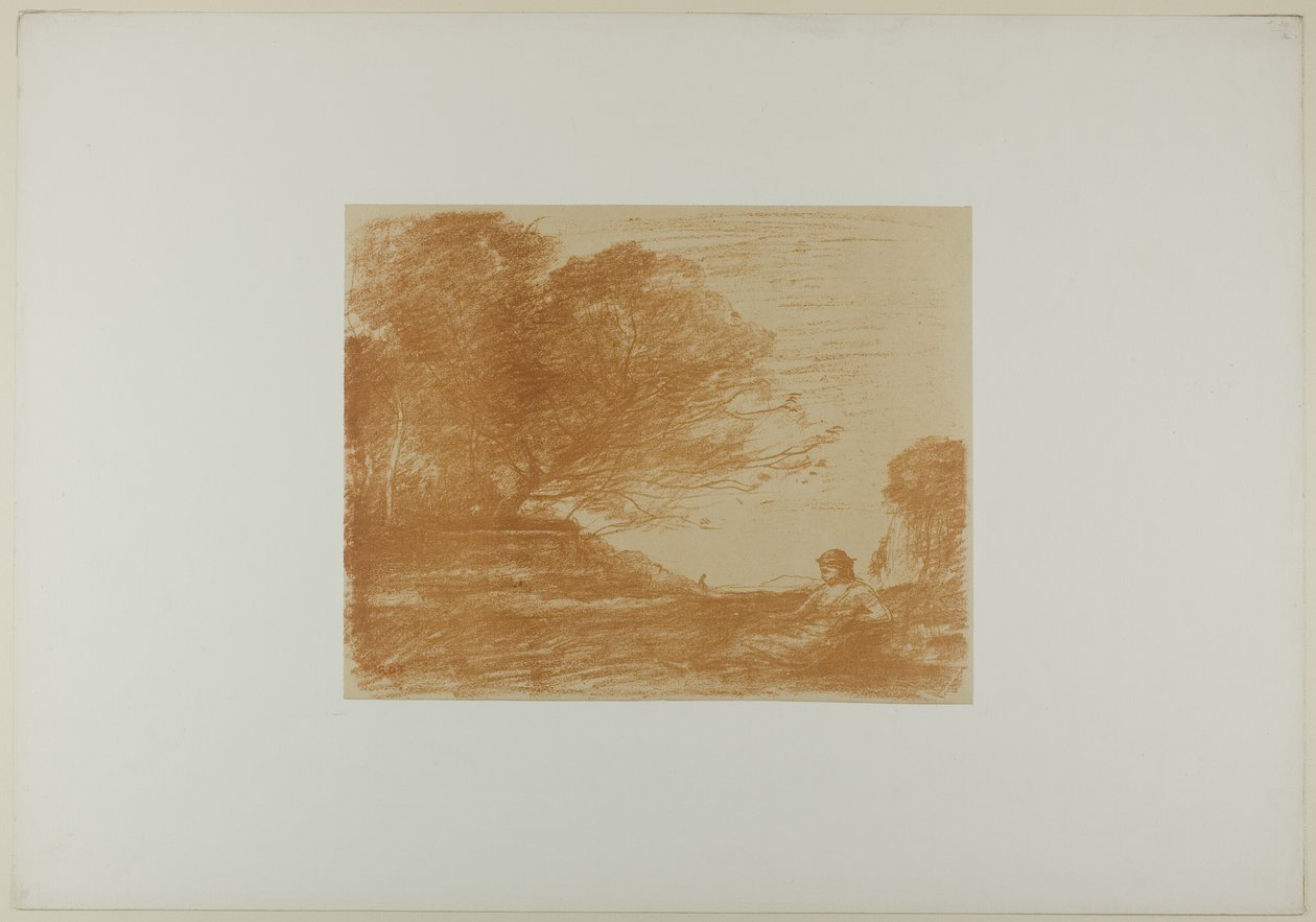 Sappho - Jean Baptiste Camille Corot
