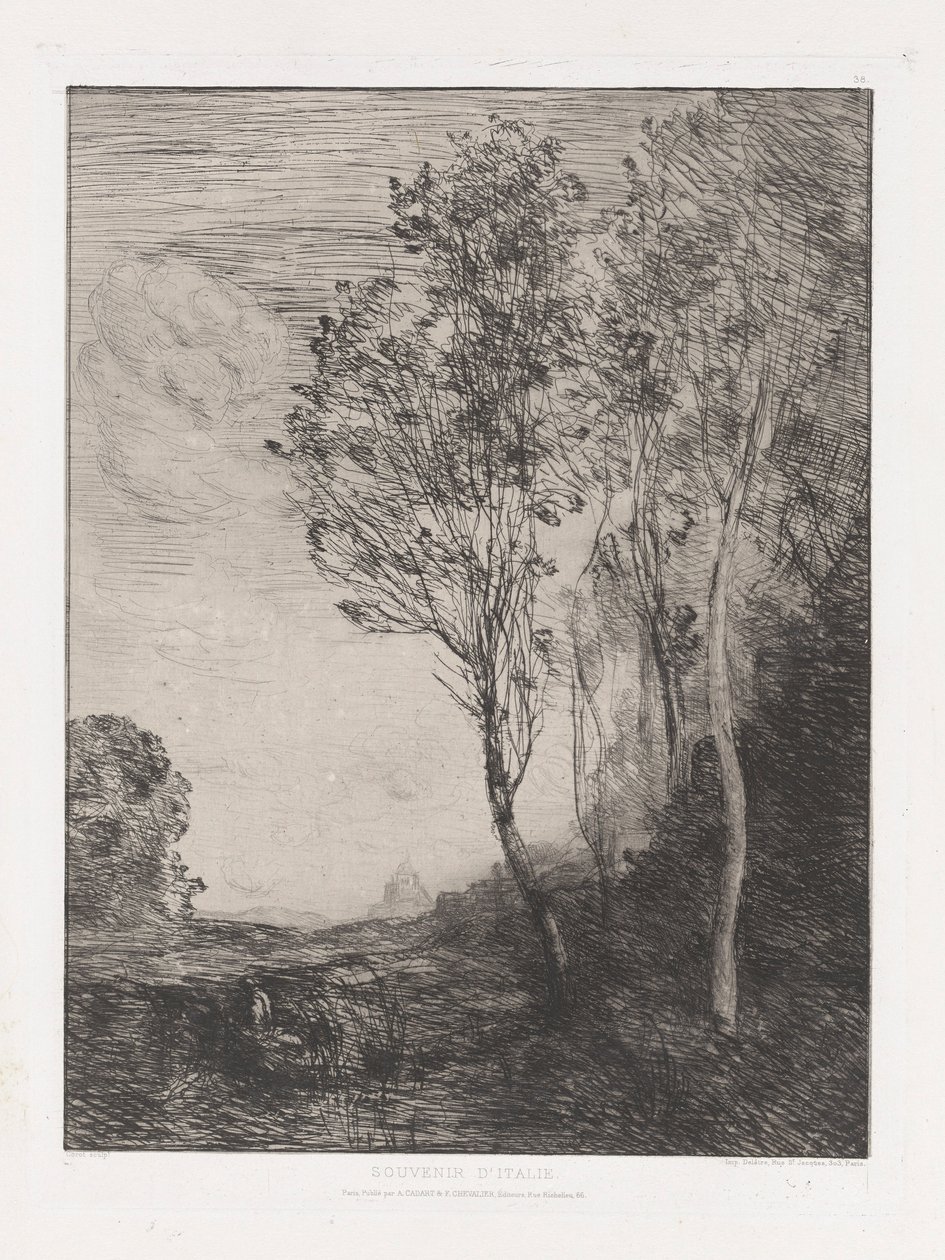 Souvenir d - Jean-Baptiste-Camille Corot